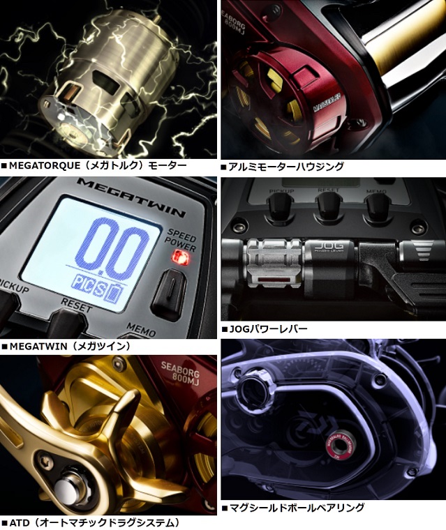 ダイワ（Daiwa） リール シーボーグ 1200MJ （右ハンドル