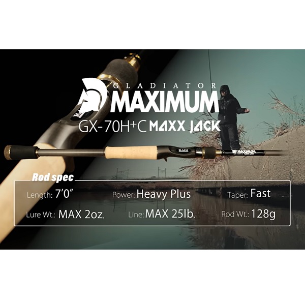 レイドジャパン バスロッド マキシマム GX-70H+C MAXX JACK(ベイト 1