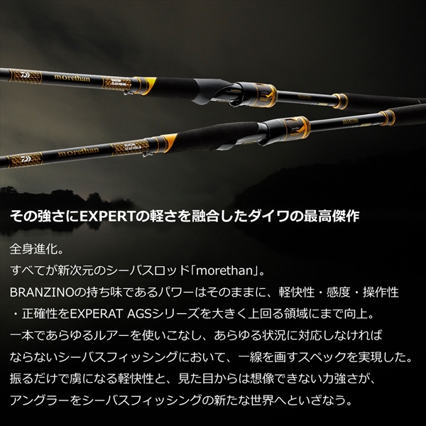 ダイワ モアザン ブランジーノ EX AGS 94ML (スピニング 2ピース)(94ML
