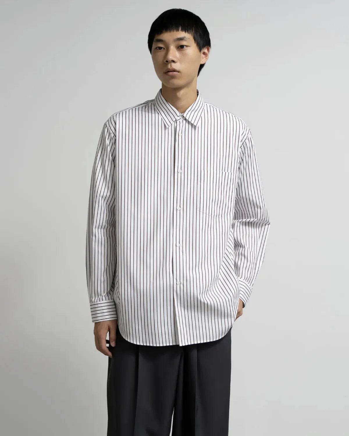 Graphpaper（グラフペーパー） / SIDOGRAS Stripe Regular Collar