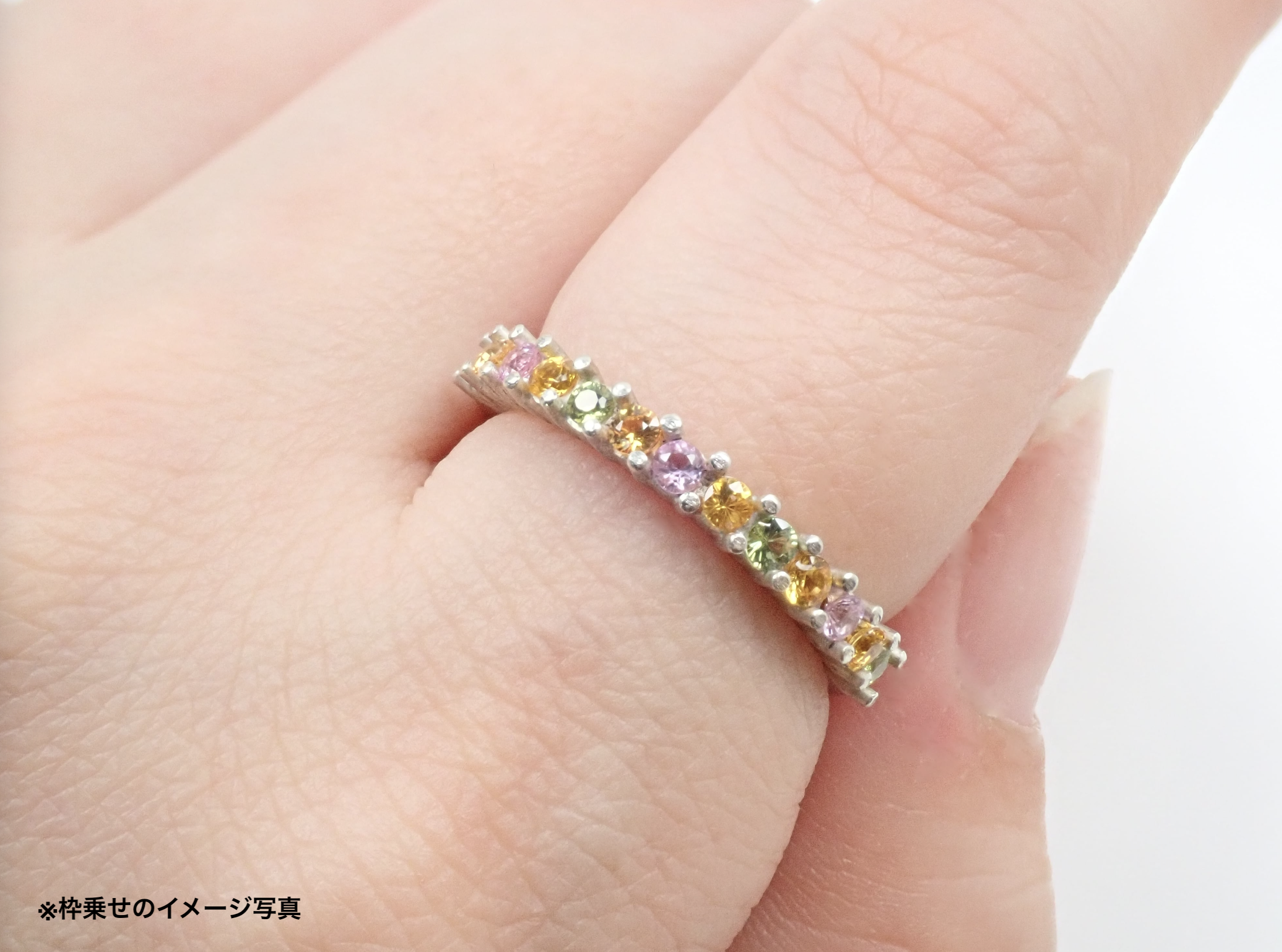 春色宝石13石セット（マダガスカル産ファンシーカラーサファイア