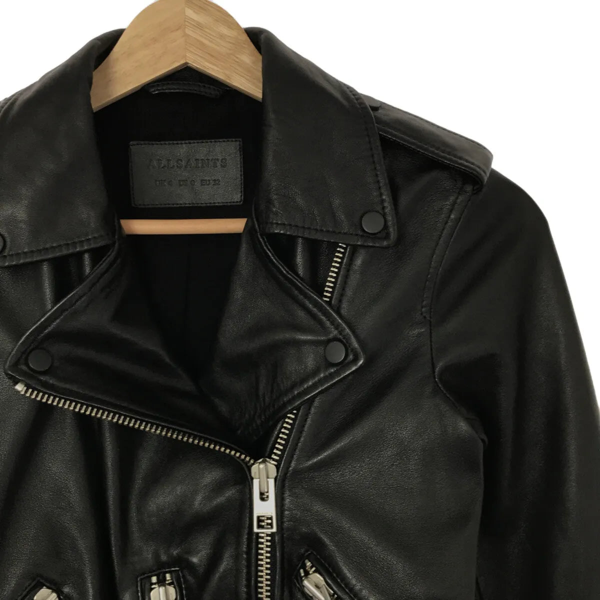 ALLSAINTS / オールセインツ | BALFERN BIKER ラムレザー ダブル