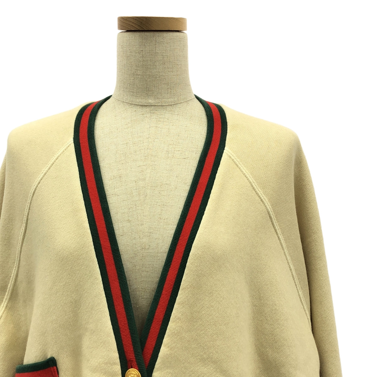 GUCCI / グッチ | シェリーライン リバーシブル カーディガン | XS