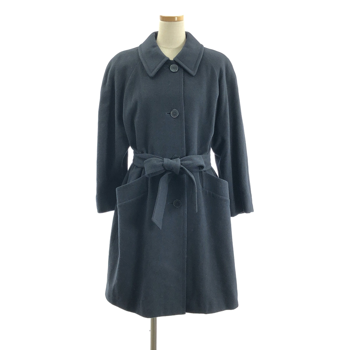 AQUASCUTUM / アクアスキュータム | ウール ステンカラー ラグラン