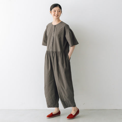 軽やかに着られるオールインワン・サロペット｜天然素材のやさしい装い