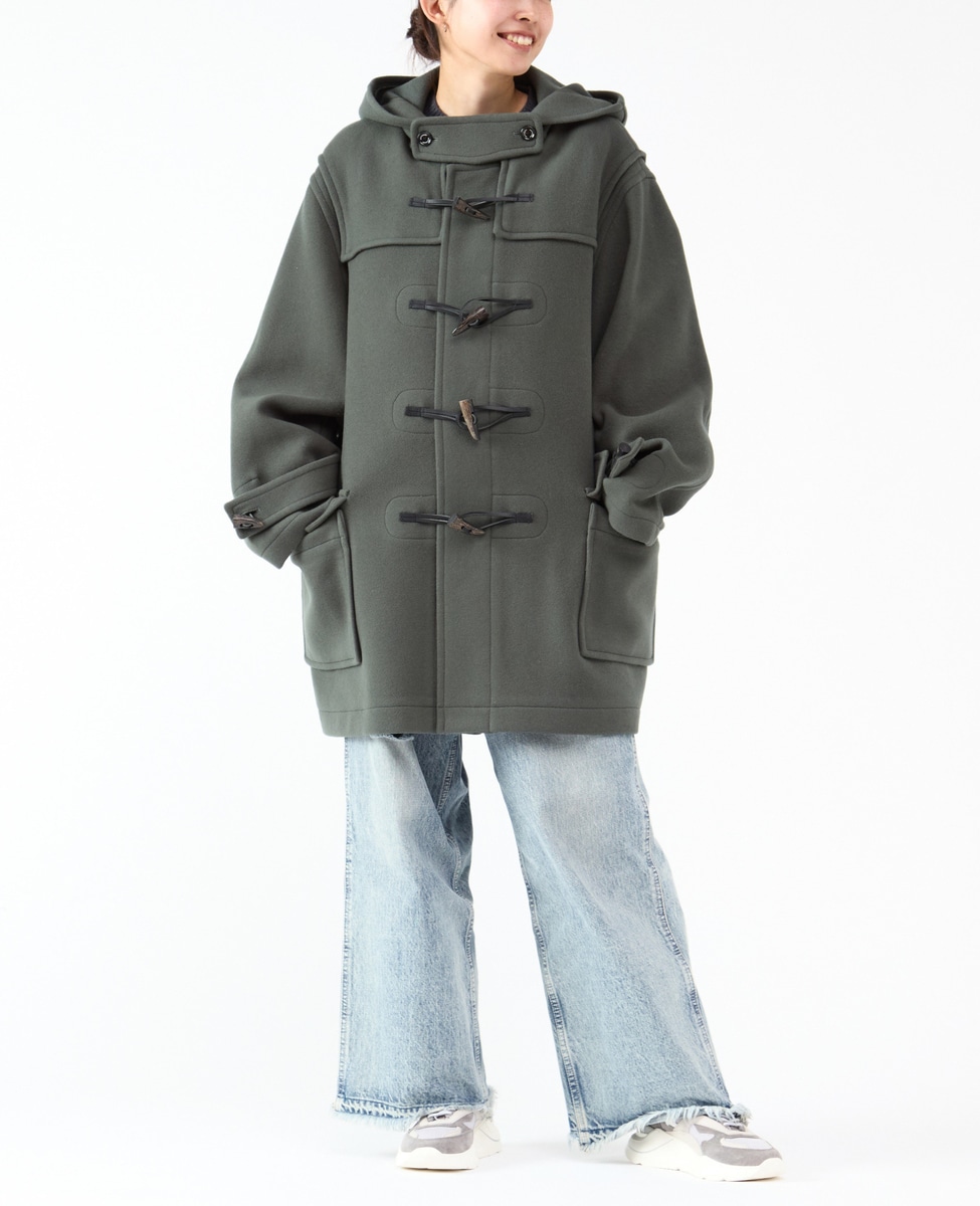 MONTGOMERY/モンゴメリー】Alton Pile Melton Duffle Coat Short