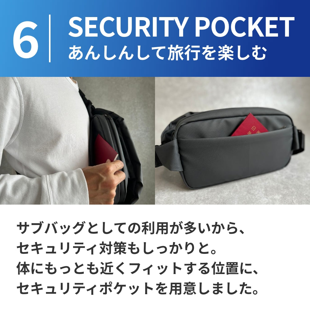 防水アクティブボディバッグ「QUICK PACK TRASPO 9」 – NIGオンライン