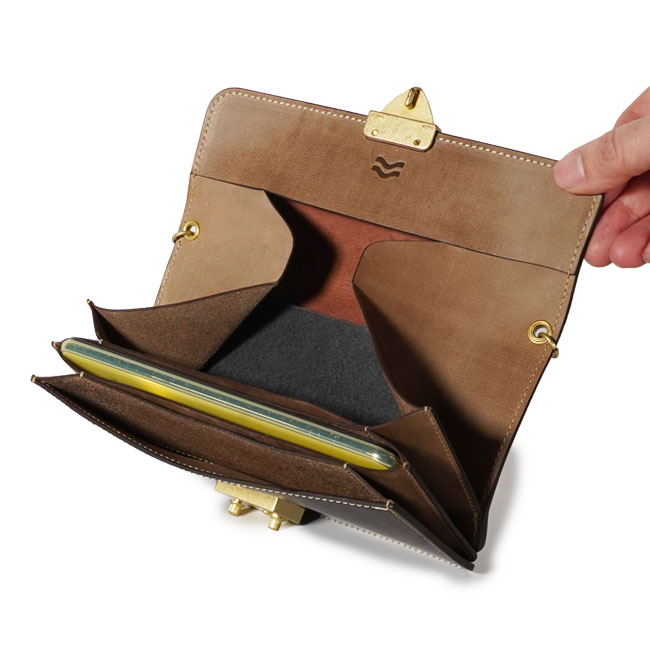 Cordovan - Brass Parts Long Wallet -｜SLOW – スロウ 公式ECサイト