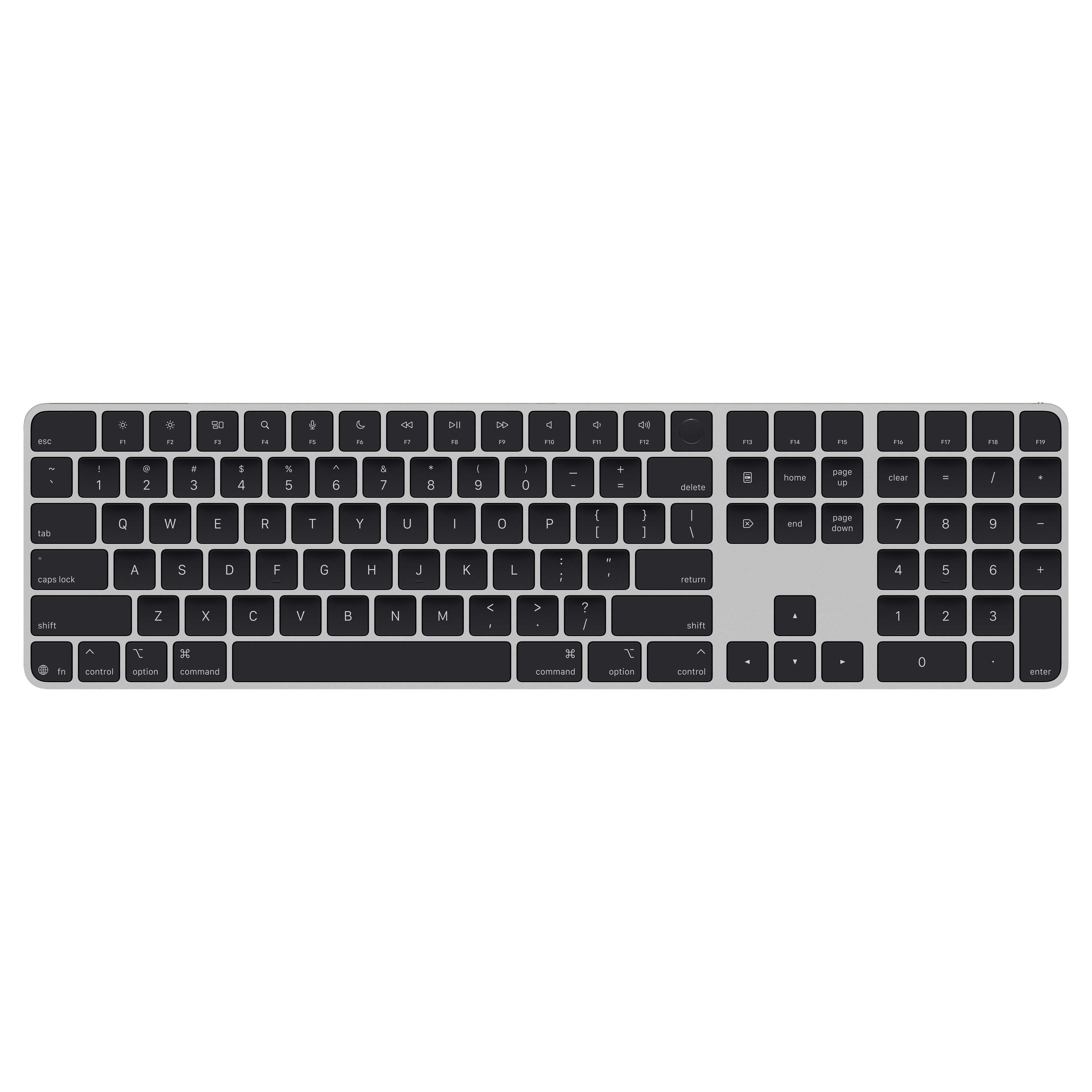 Magic Keyboard com Touch ID e teclado numérico para modelos de Mac