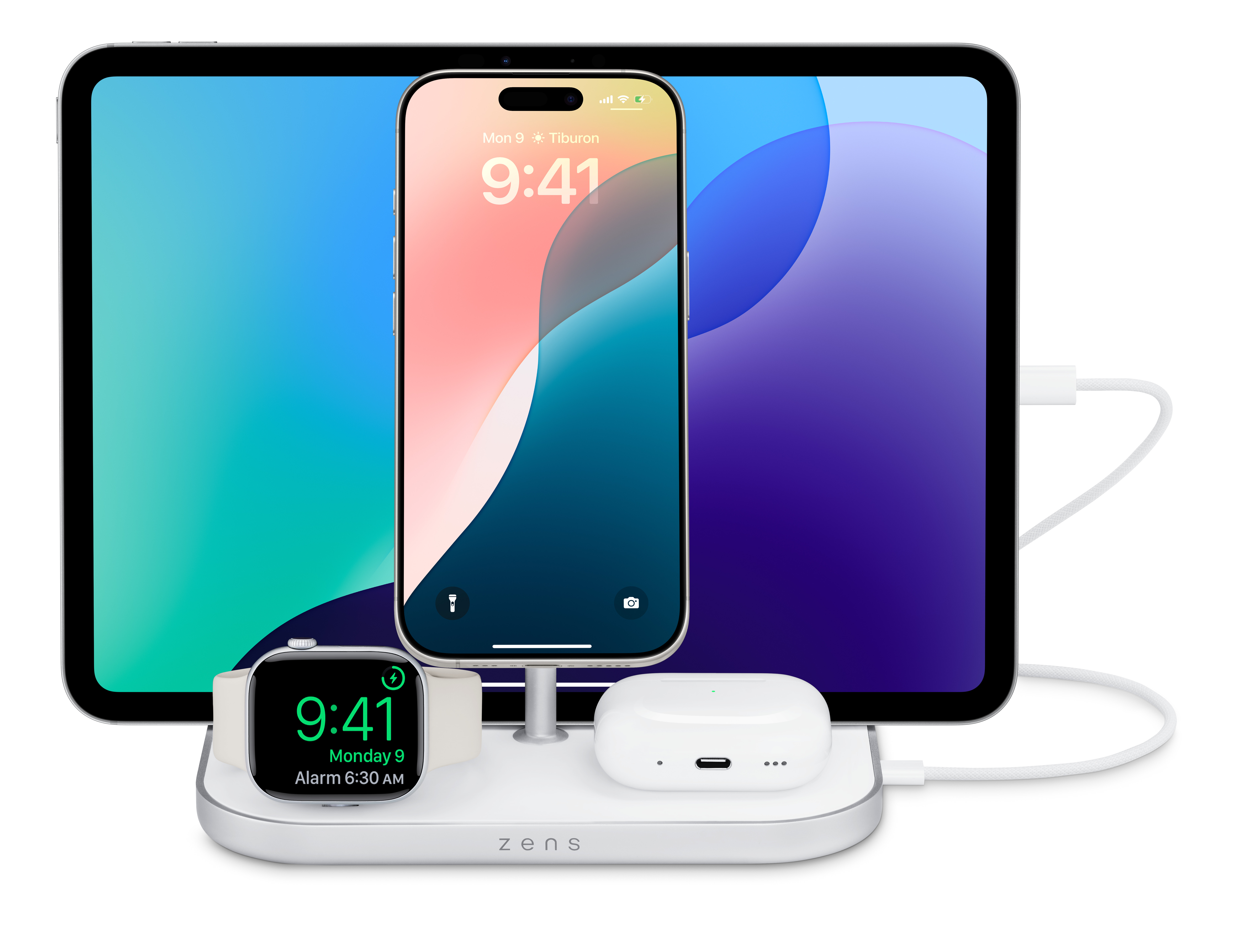 Zens 4-1 Wireless Charger - Apple