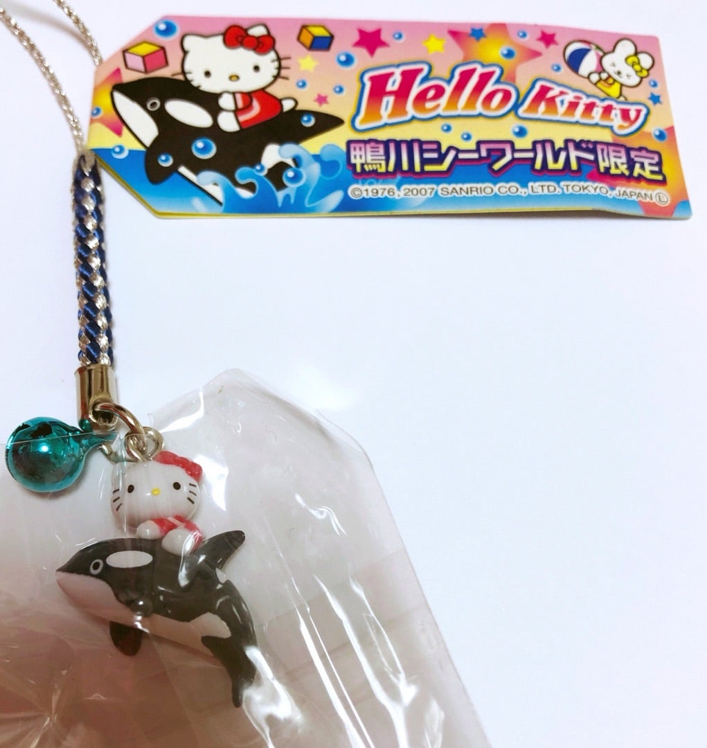 ♡千葉-9♡鴨川シーワールド限定 シャチに乗ったキティちゃん♡2007年