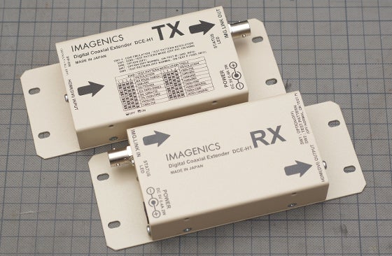 IMAGENICS DCE-H1TX/RX HDMI(DVI)信号同軸延長器とは | 音響・映像