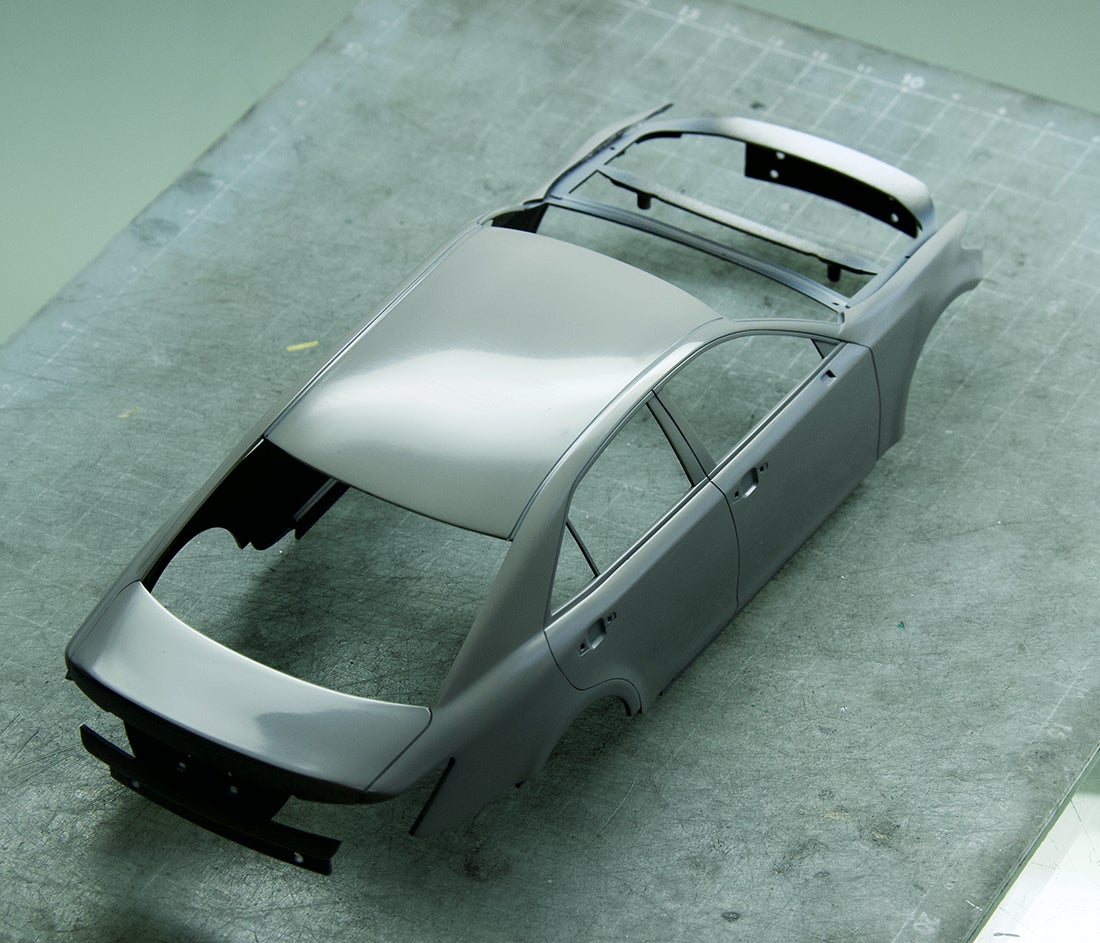 製作記 アオシマ 1/24 GSR214 クラウン パトカー (4) | プラモ日記 青22号
