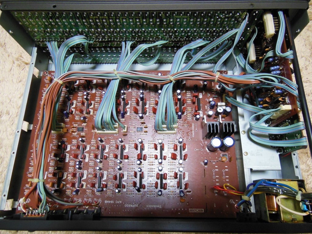 Technics グラフィックイコライザーSH-8075メンテ | にゃんず