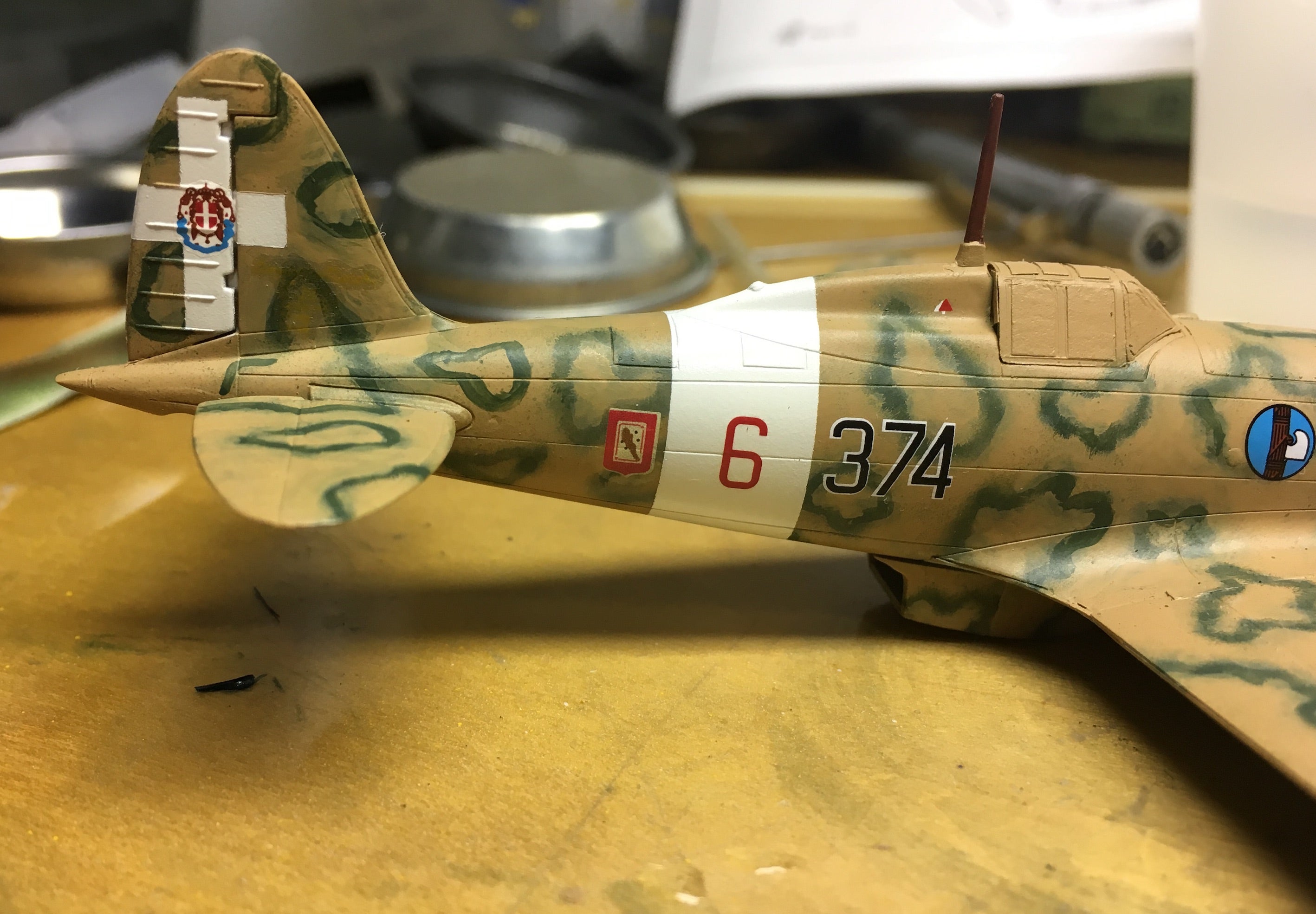 Tamiya(Italeri)1/72Macchi MC202 Folgore(Part.2) | 作ってナンボ