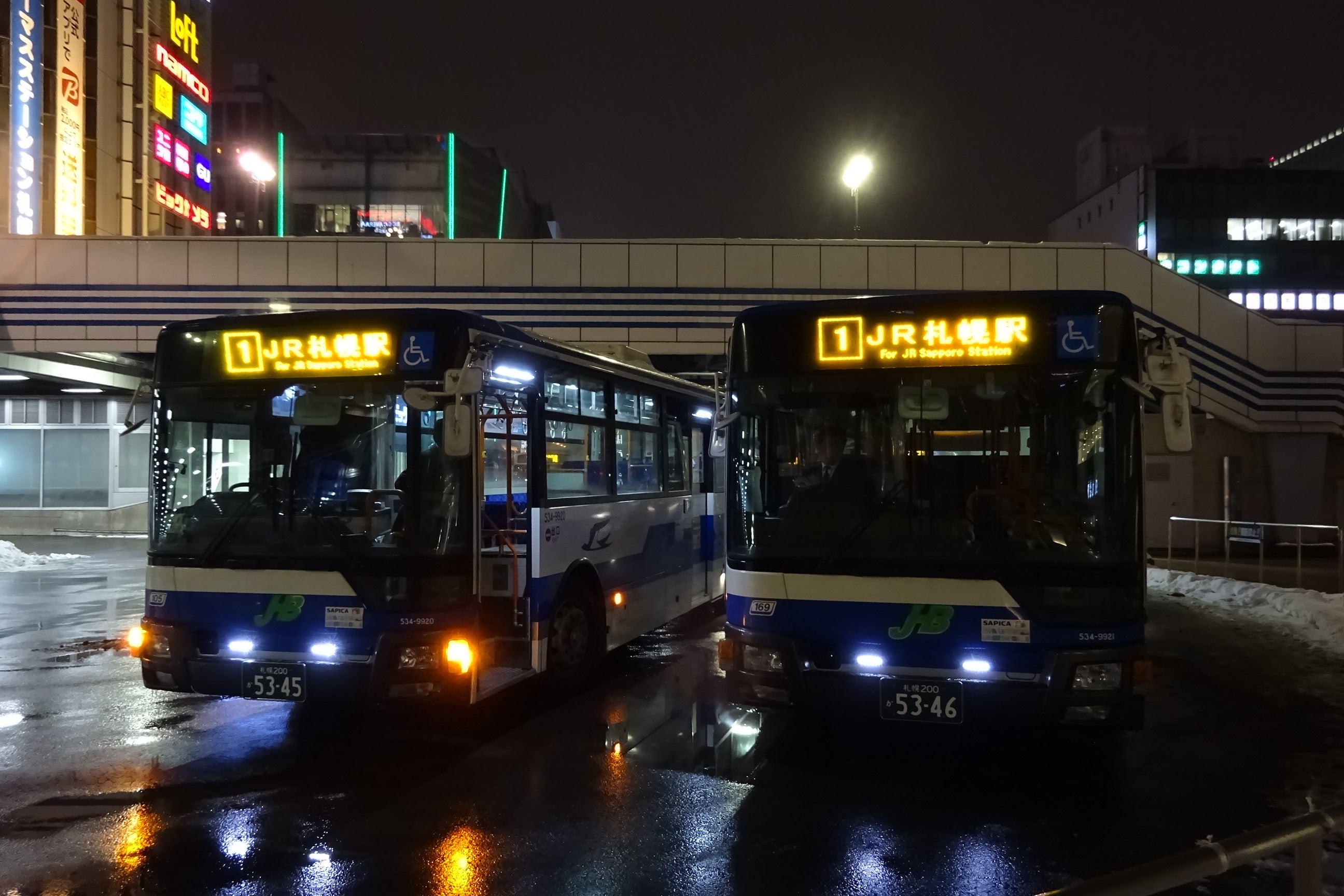 JHB厚別エアロスター新車524-0910 他 2021/1/8-13 | 札幌圏JR編成記録