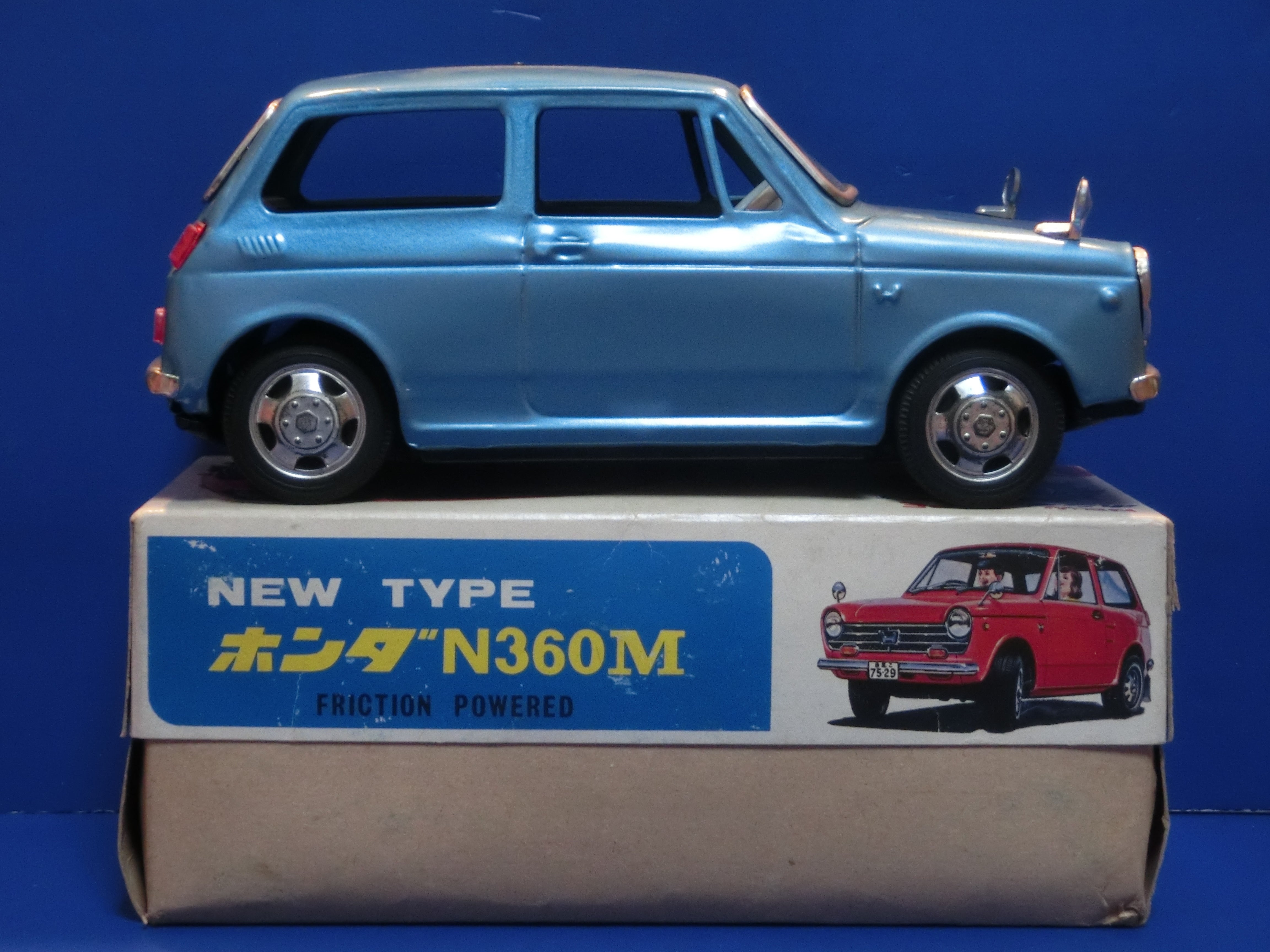 ☆1967年光球商会ホンダN360大小サイズ ～ ブリキ自動車コレクション