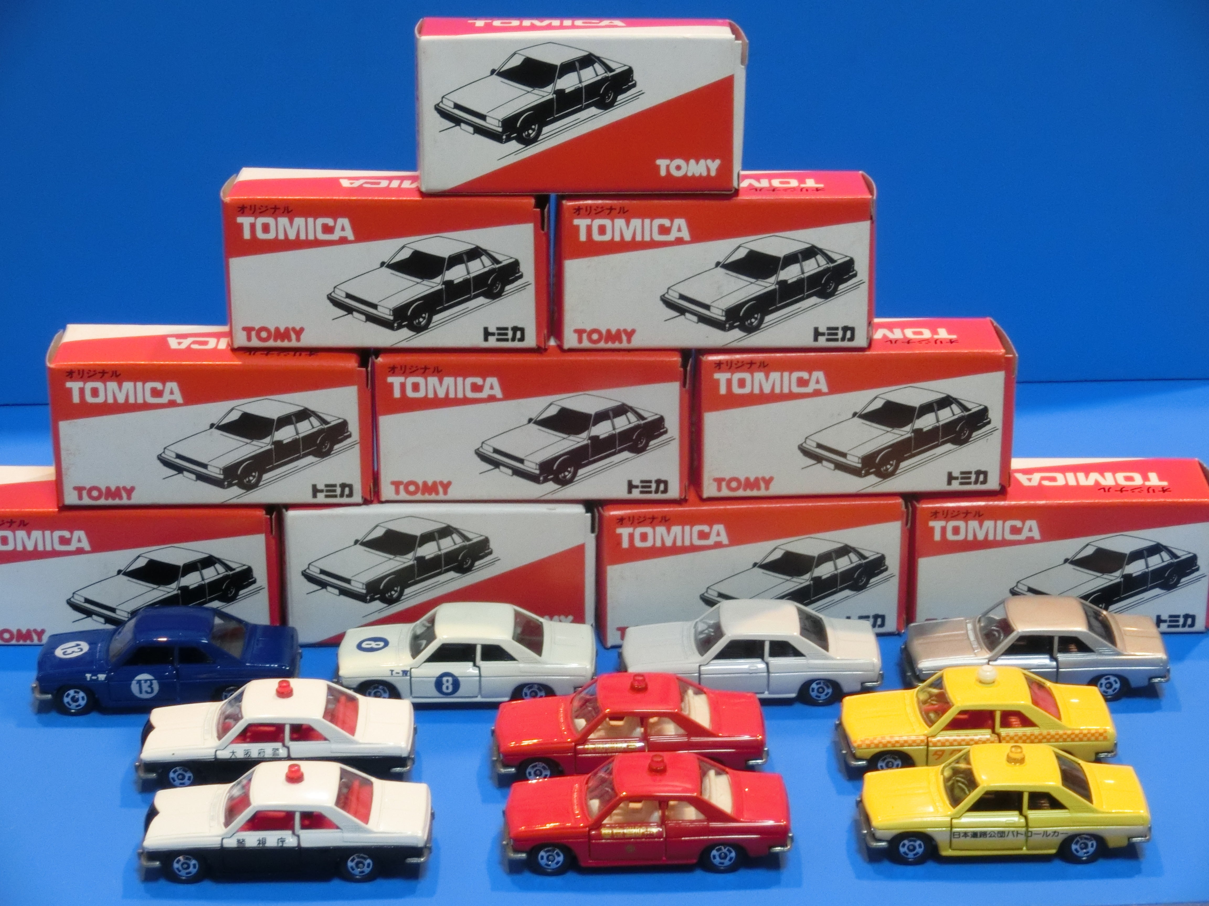 ☆1967年イチコー510ブルーバード2ドアDXトミカ特注品～ブリキ自動車
