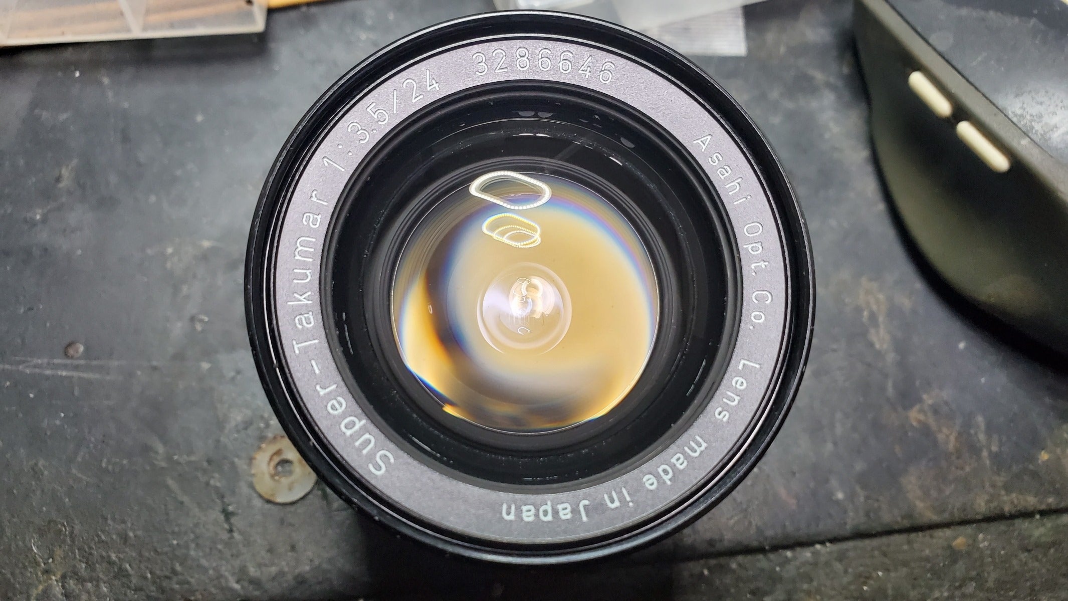 広角レンズ分解清掃デスマーチ Super-Takumar 24mm F3.5 治せるのかな