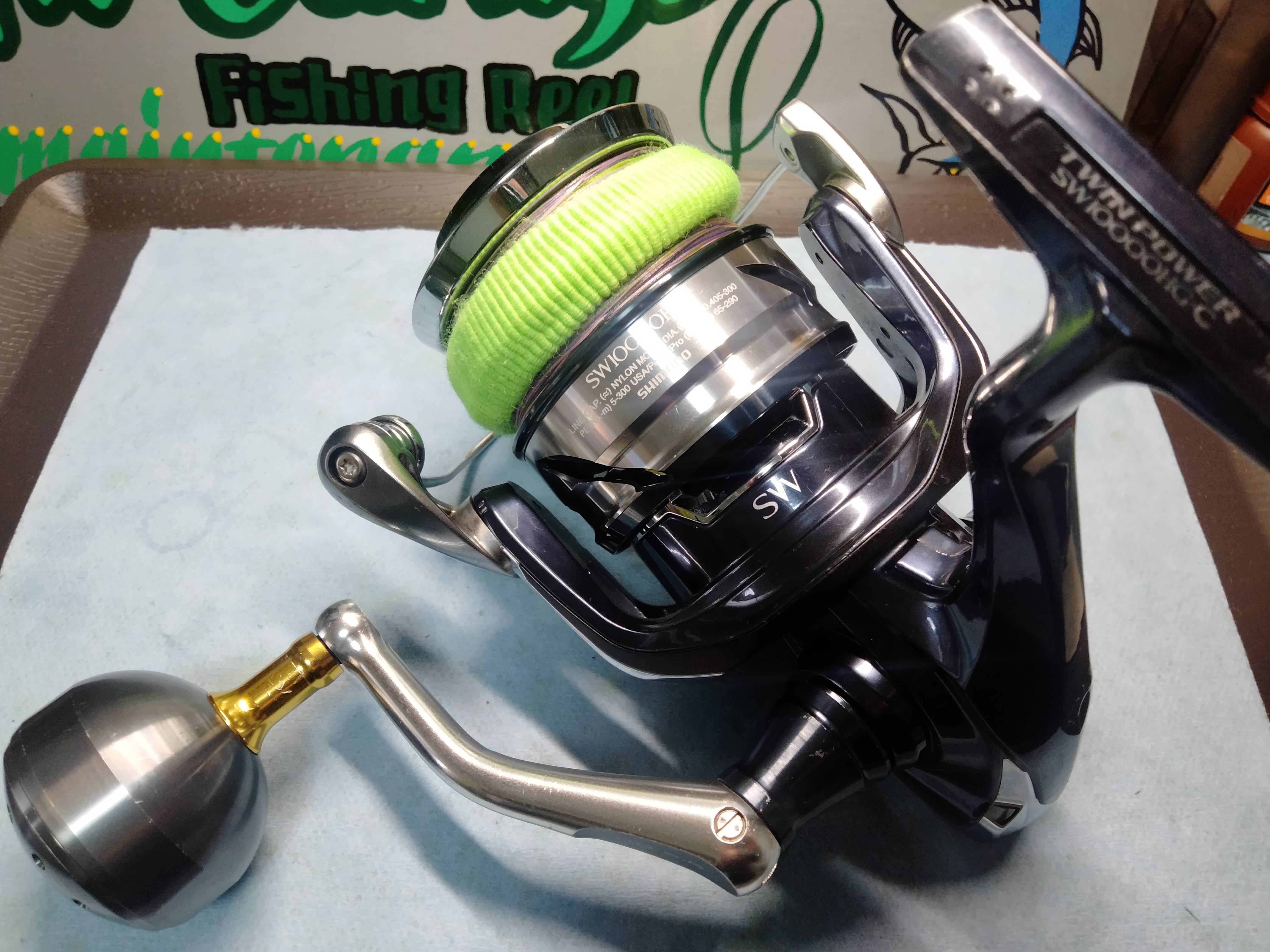 21ツインパワーSW10000HG整備その① | reelmaintenance-higarageのブログ