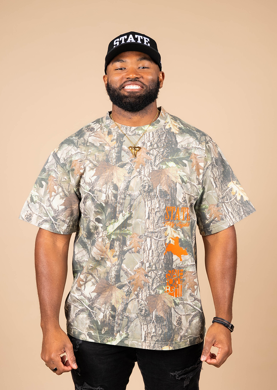 Men's Boxy Crew Neck Wild Terrain | Vintage Camo | State Forty Eight
