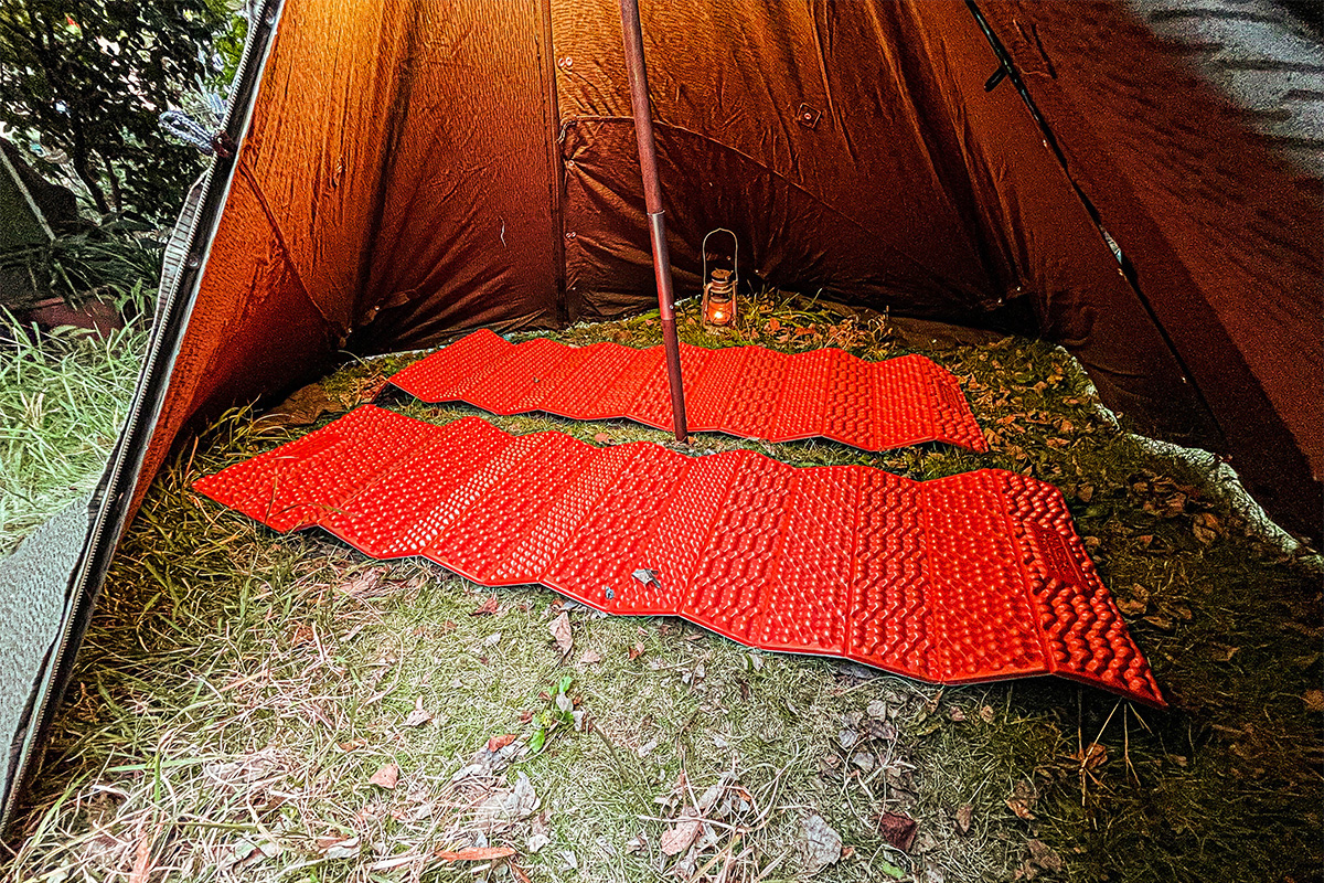 軍幕冬キャンプ仕様！東ドイツ軍幕3枚フルクローズの張り方