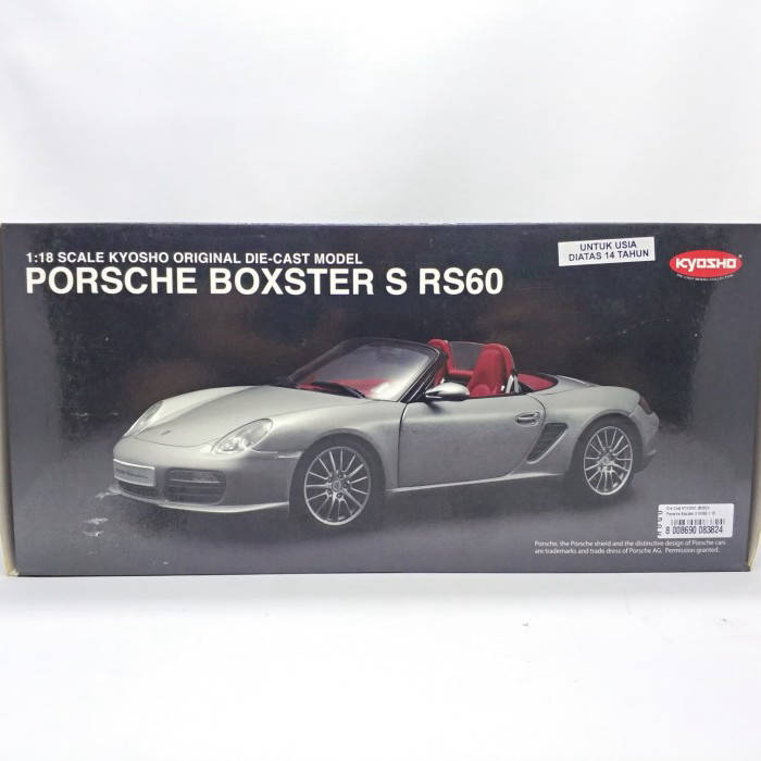 Miniature Diecast KYOSHO PORSCHE BOXSTER S R60 1/18 | Indo4ward
