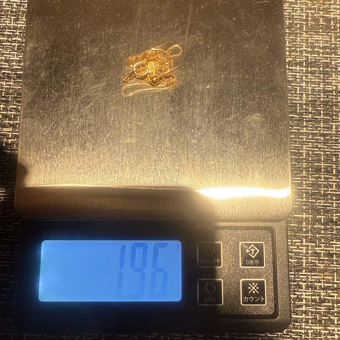 刻印有り　ダイヤクロス　k18 ネックレス 6.66g 0.8ct