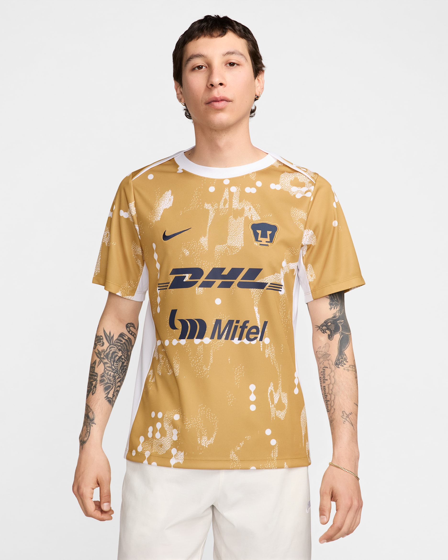 Pumas UNAM Academy Pro Men's Nike Dri-FIT Soccer Short-Sleeve Pre