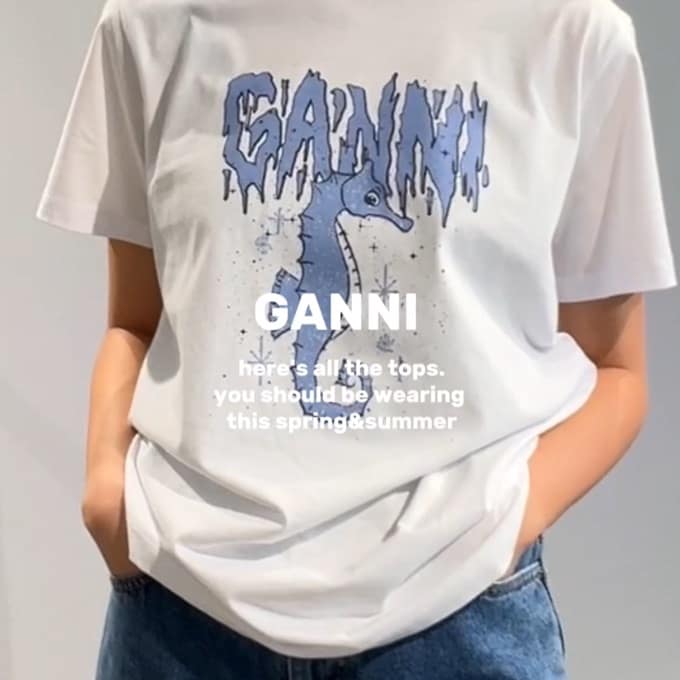 GANNI(ガニー)】新作Tシャツが可愛すぎる、、、！ / スタッフブログ