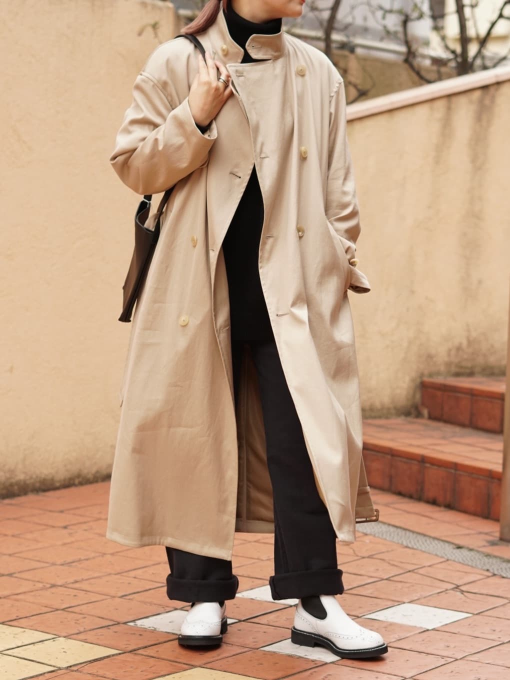 AURALEEのWASHED FINX CHAMBRAY TWILL LONG COAT / スタッフブログ