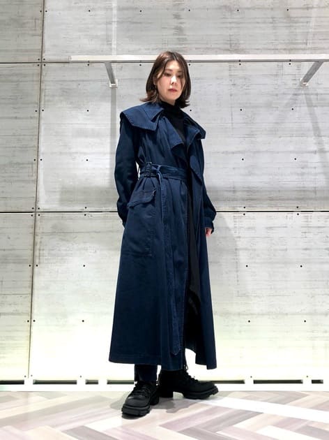 8OZ CE/C/ DENIM TRENCH COAT(XS Indigo): Vintage｜Special Price