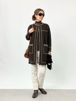 ネイチャーズ 無染色ヤク セミワイドシルエット プルオーバー
