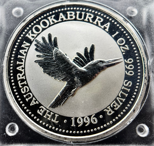 1996年 オーストラリア クッカバラ（カワセミ） 銀貨 1オンス 1ドル