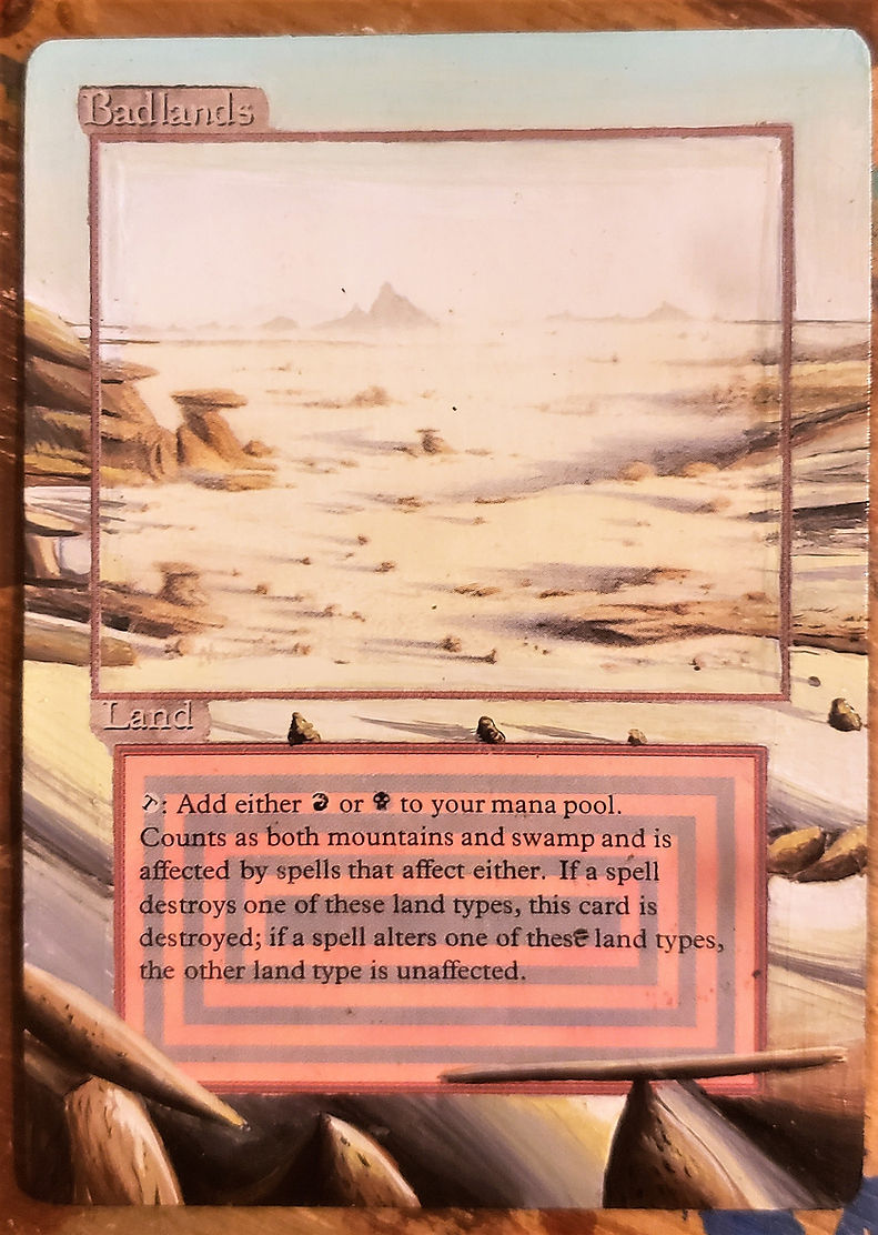 Badlands - Full Art / Extended Art - MTG, Magic the Gathering