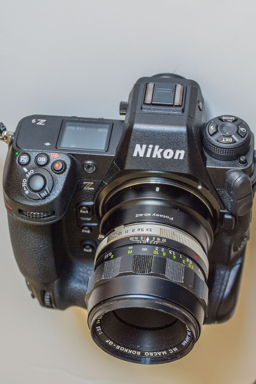 Minolta Rokkor-QF 50mm f/3.5 Macro on the Nikon Z9