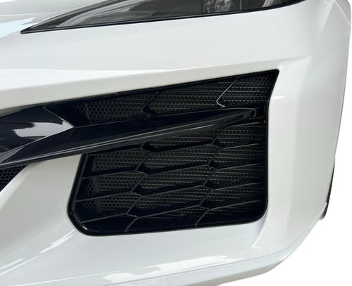 C8 Z06 & E-Ray Corvette 2023 - 2025 Aluminum HEXAGON Radiator Grilles