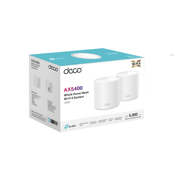 Deco X60 | AX5400 Whole Home Mesh Wi-Fi 6 System | TP-Link Saudi