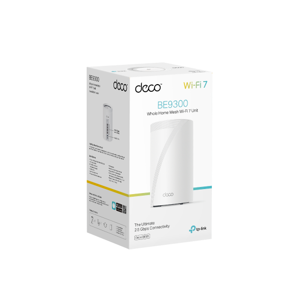 Deco BE65 | BE9300 Whole Home Mesh WiFi 7 System | TP-Link Nordic