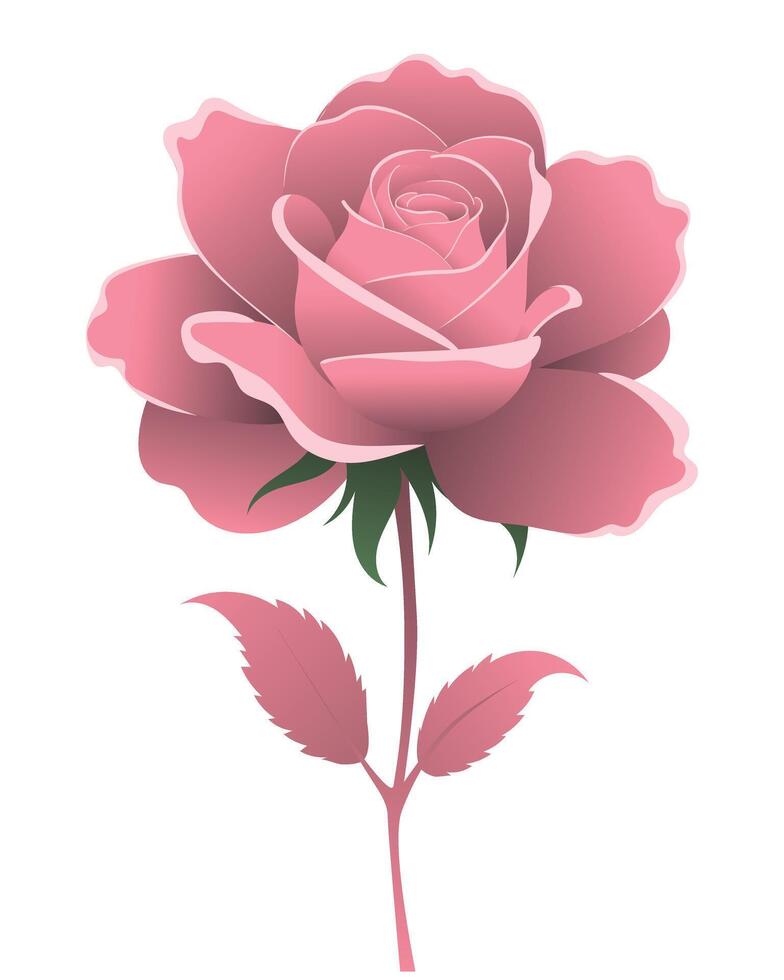 Two Striking Black and White Rose Illustrations, One Detailed