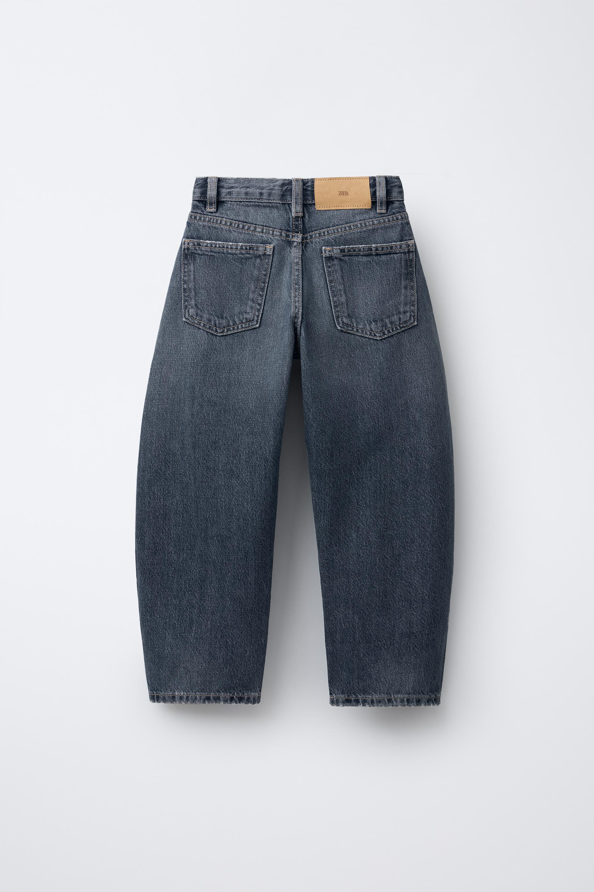 バレルフィットデニムパンツ - ブルー | ZARA Japan / 日本