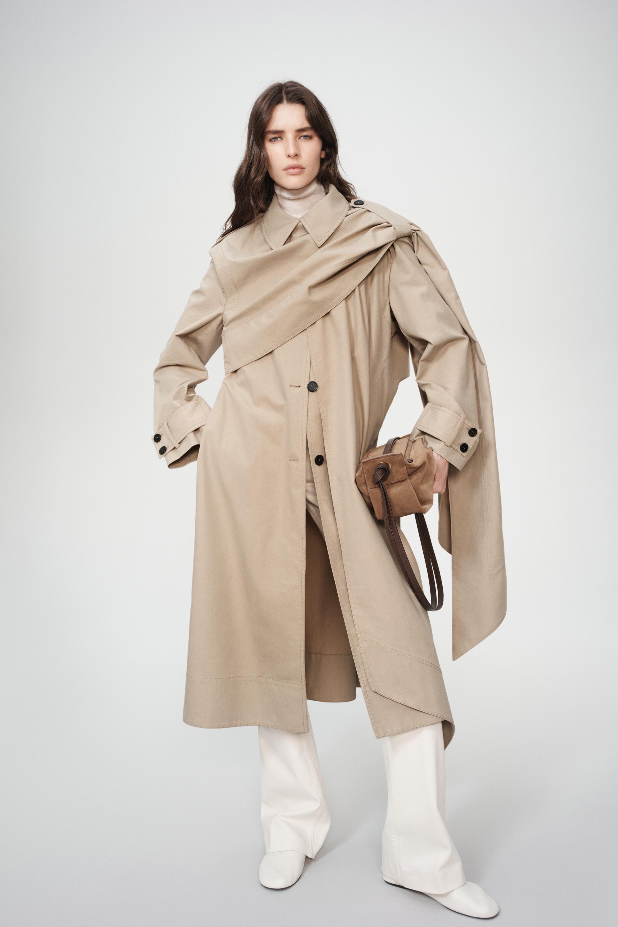 2 IN 1 デタッチャブルベスト トレンチコート - THE ITEM ZARA WOMAN
