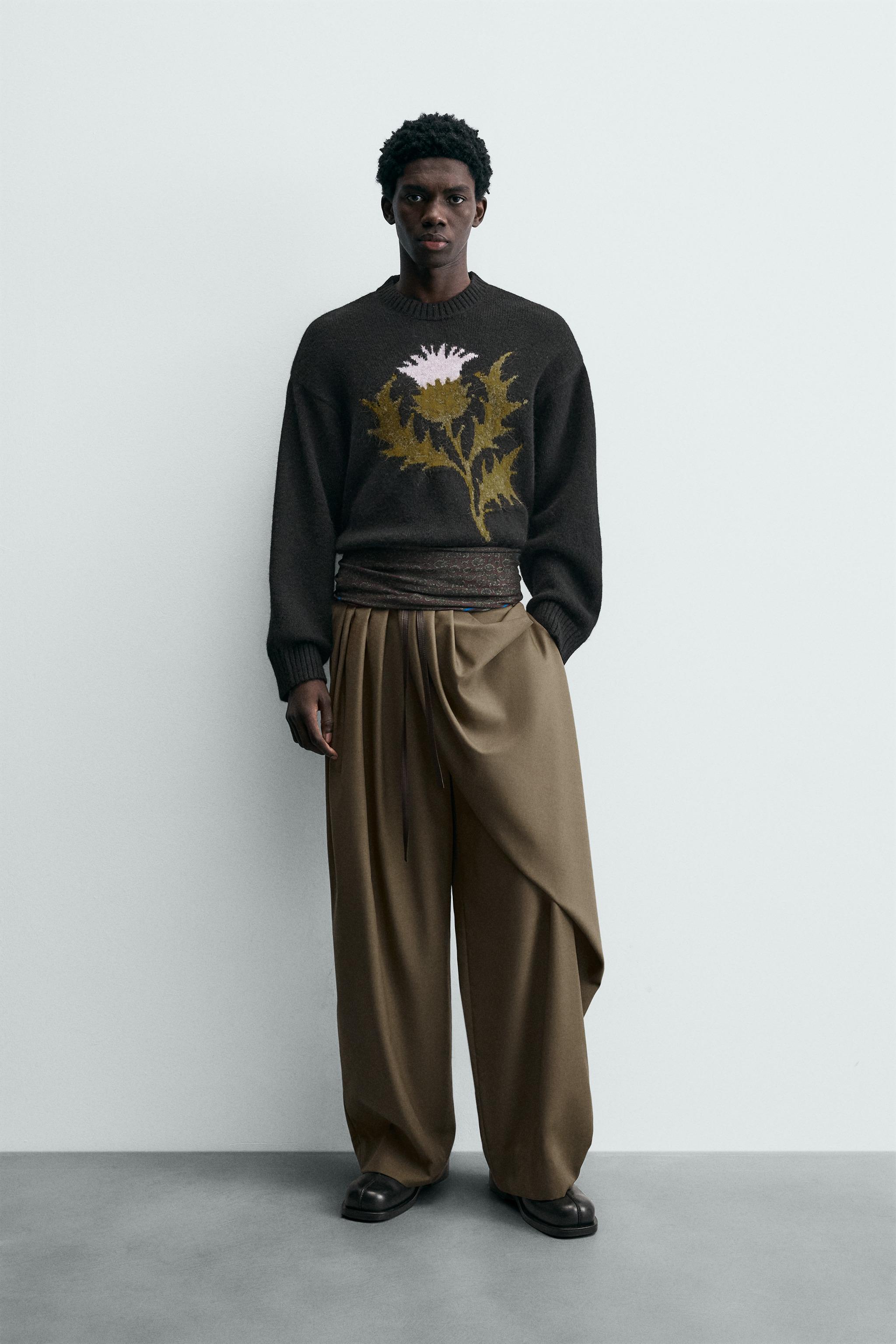 LIMITED EDITION ドレープクロスパンツ - キャラメル | ZARA Japan / 日本