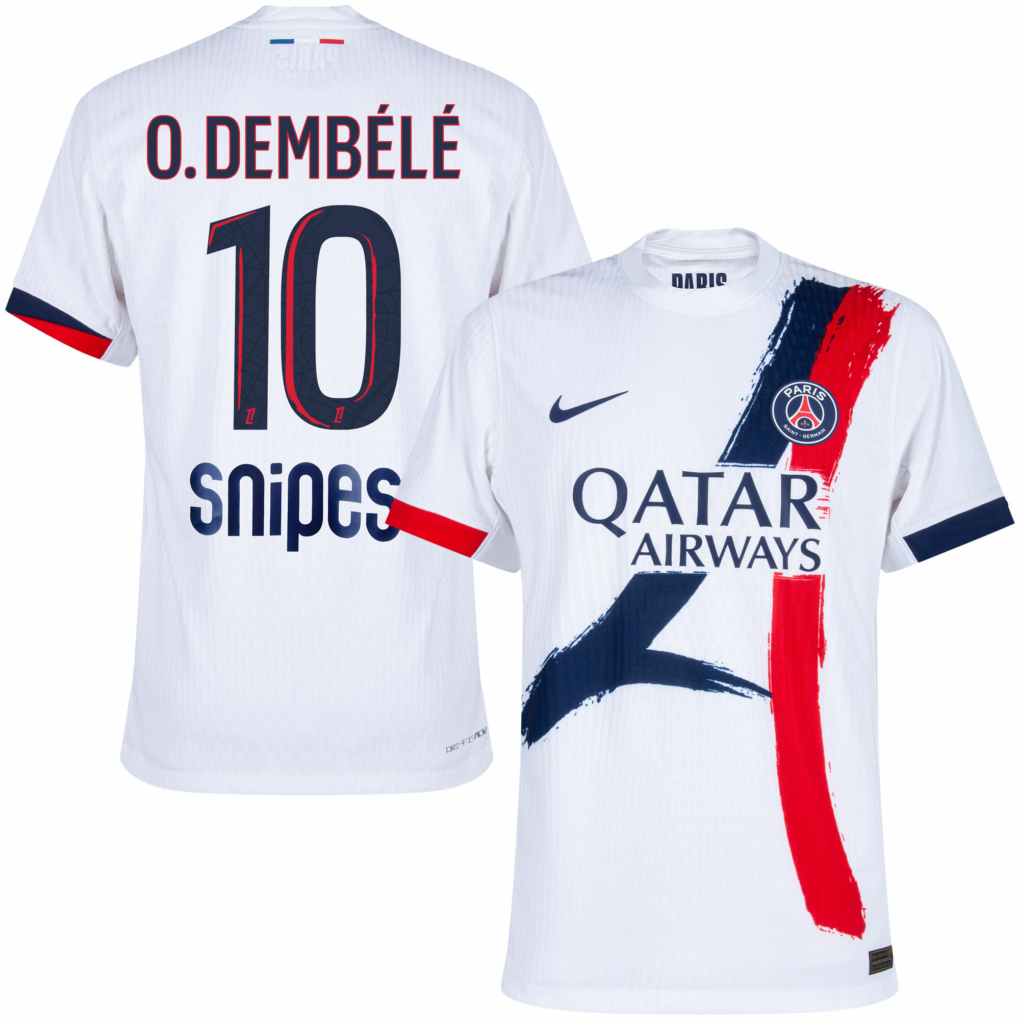 Nike PSG Dri-Fit ADV Match Away O.Dembélé 10 Jersey 2024-2025
