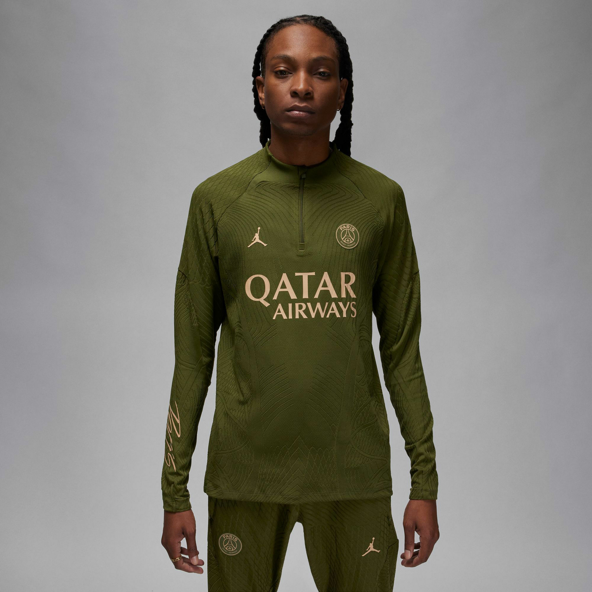 Nike PSG Dri-Fit ADV Elite Strike L/S 1/4 Zip Drill Top - Green