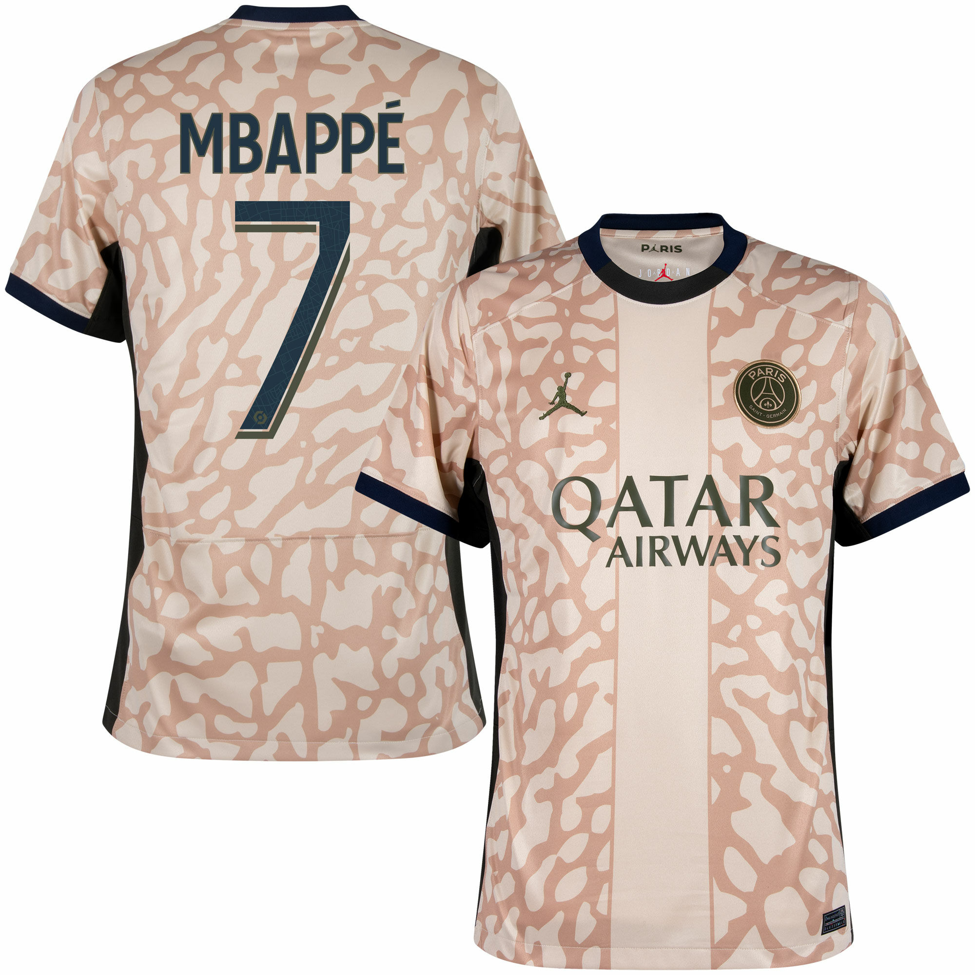 Nike PSG 4th Mbappé 7 Jersey 2023-2024 (Ligue 1)
