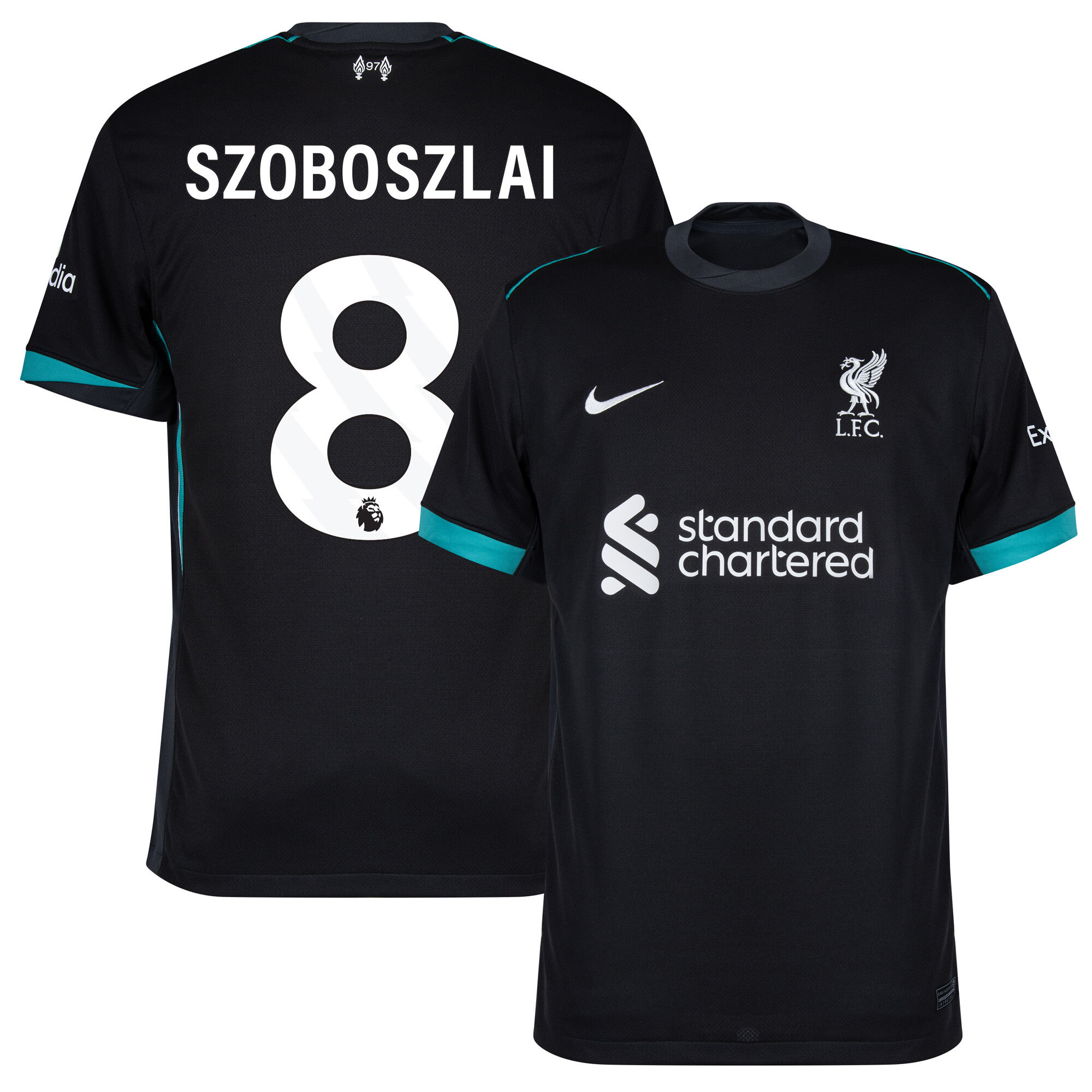 Nike Liverpool Away Szoboszlai 8 Jersey 2024-2025 (Premier League)