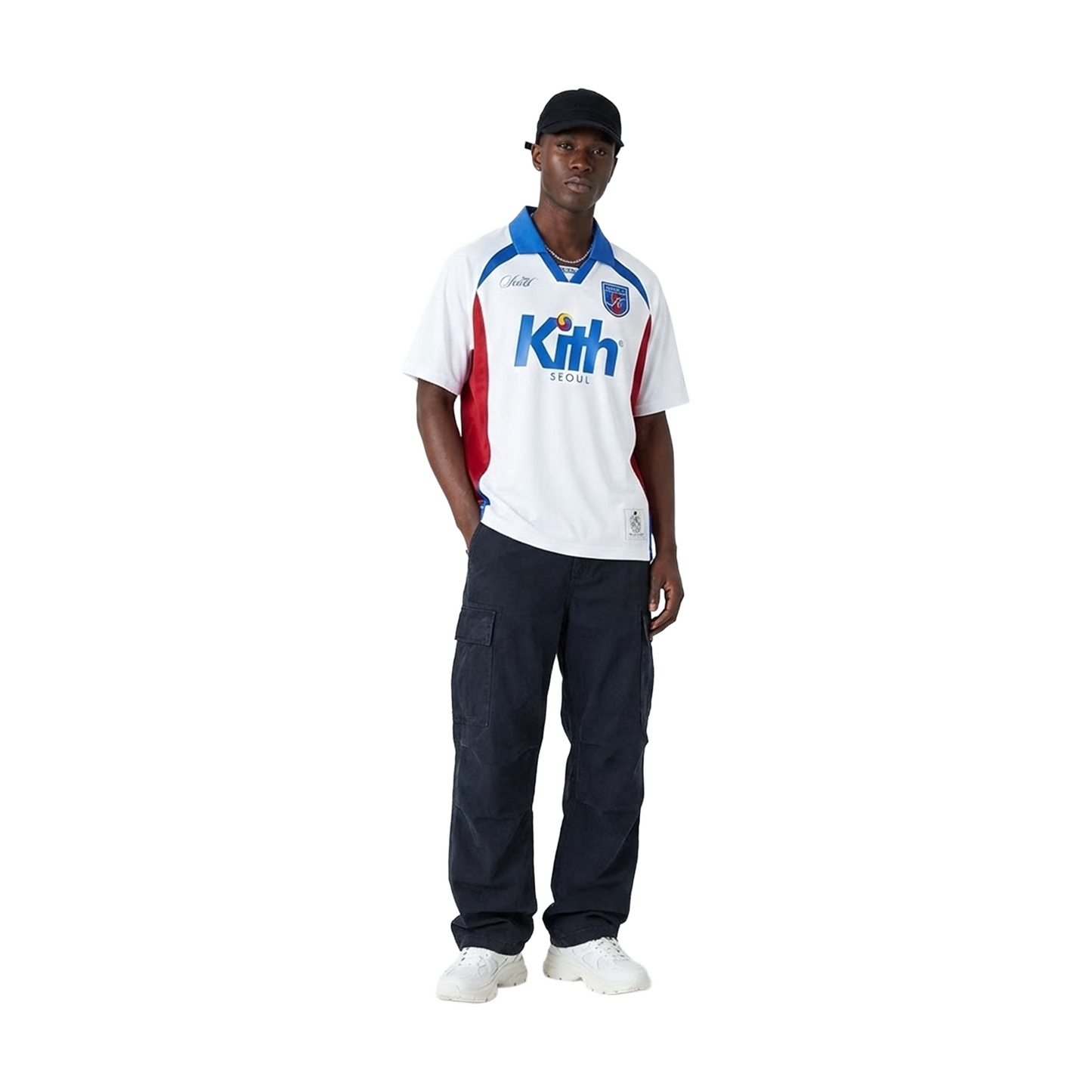 KITH Seoul Exclusive Soccer Jersey White (SS25) – STEALPLUG KL