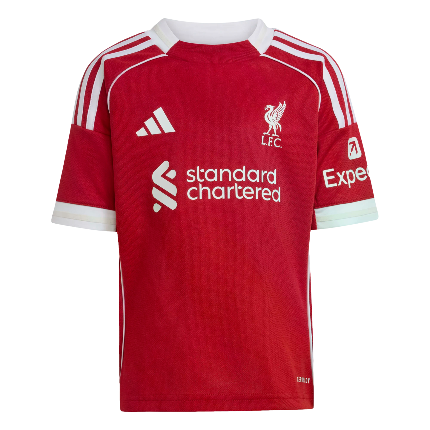 Adidas Liverpool 25/26 Toddler Home Mini Kit Soccer JV6442 Red