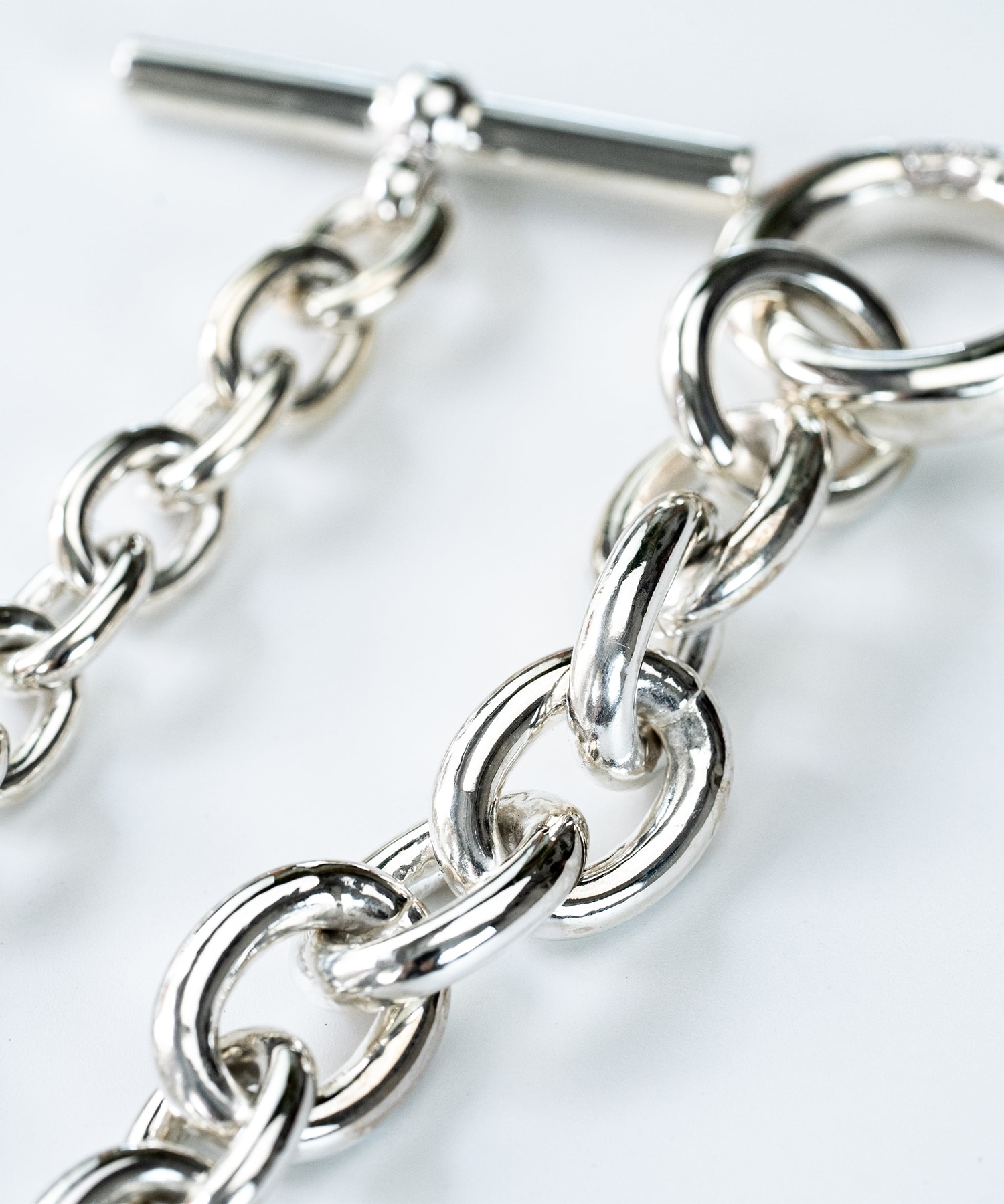 WAKAN SILVER SMITH | BN-054 Hook connect bracelet gradually (XLARGE)